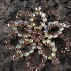 Vintage rhinestone brooch